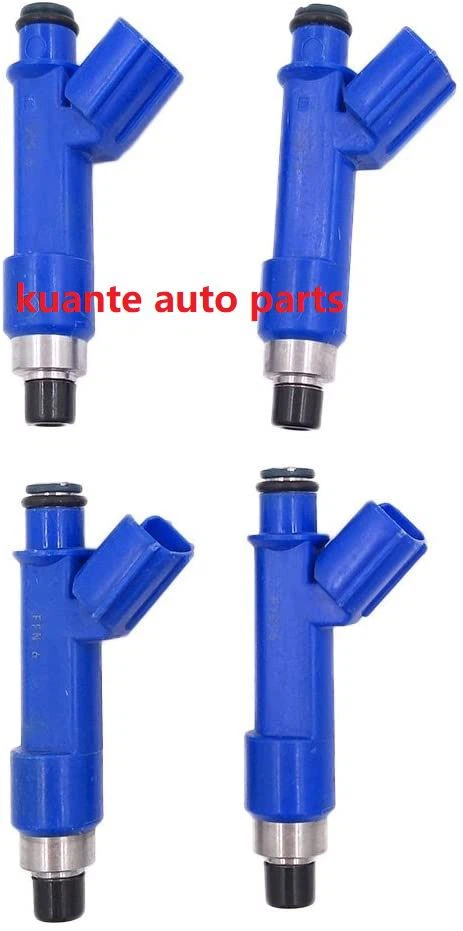 Kuante Auto Parts Fuel Injector Nozzle 23209-21040 Untuk Toyota Corolla NZE141 1.8L Yaris 1.5L 23250-21040 Penggantian