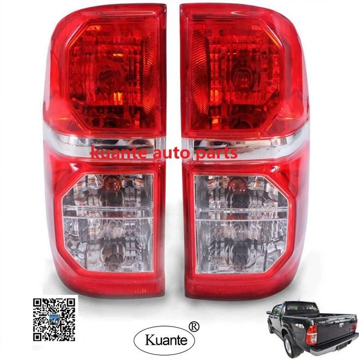 Lampu Kereta Lampu Ekor Belakang Untuk Toyota Pickup Hilux Vigo Champ MK7 KUN26 GGN15 2012-2014