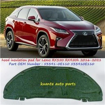 Pad penebat hud kereta untuk Lexus RX350 2016-2021 53341-0E110