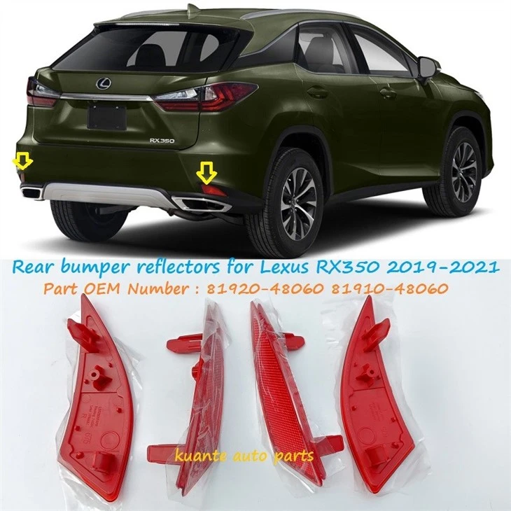 rear bumper reflectors for Lexus RX350 2020